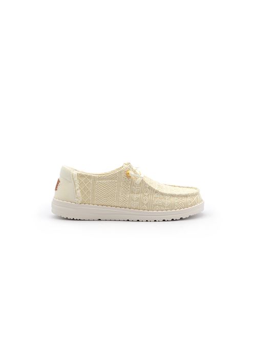 WENDY CROCHET LACE WHITE/GOLD HEYDUDE | 43112PWHT/GOLD