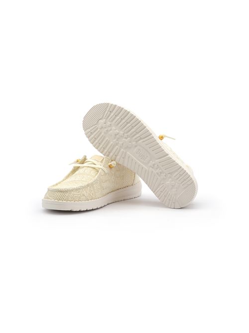 WENDY CROCHET LACE WHITE/GOLD HEYDUDE | 43112PWHT/GOLD