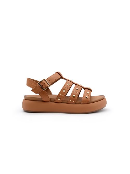 SANDALO LISTINI BORCHIE INUOVO | 96043PCOCO