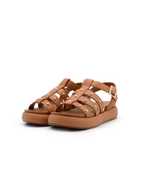 SANDALO LISTINI BORCHIE INUOVO | 96043PCOCO