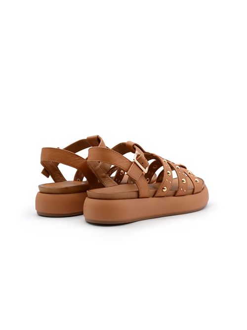 SANDALO LISTINI BORCHIE INUOVO | 96043PCOCO