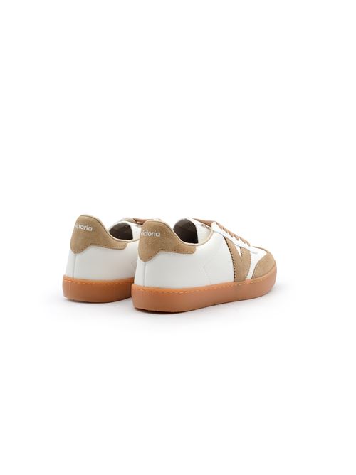 TENNIS BIANCO-CUOIO VICTORIA | 1126207P/CB/B
