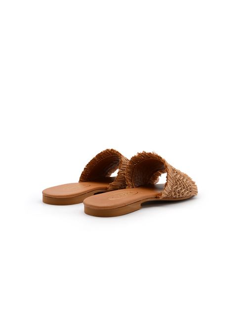 CIABATTA RAFIA NATURALE ZANFRINI | 12.10RCUOIO