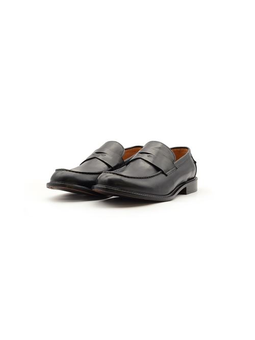 MOCASSINO CON FASCETTA NERO ZANFRINI | 361-01PBLK
