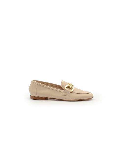 MOCASSINO MORSETTO CREMA ZANFRINI | NINFANCREMA