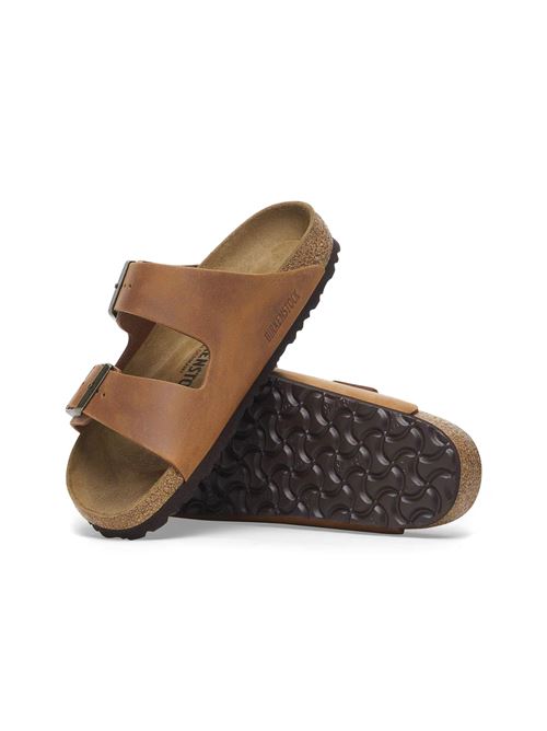 ARIZONA 2 FASCE PELLE OLEATA COGNAC BIRKENSTOCK | 1028401ICOGNAC