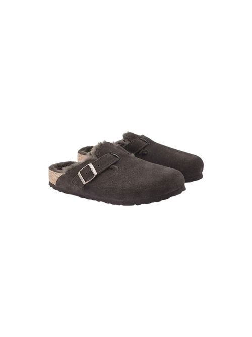 BOSTON PELLICCIA TESTA MORO BIRKENSTOCK | 1020529CMOCCA