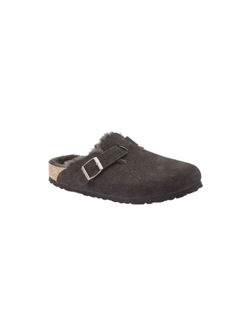 BOSTON PELLICCIA TESTA MORO BIRKENSTOCK | 1020529CMOCCA