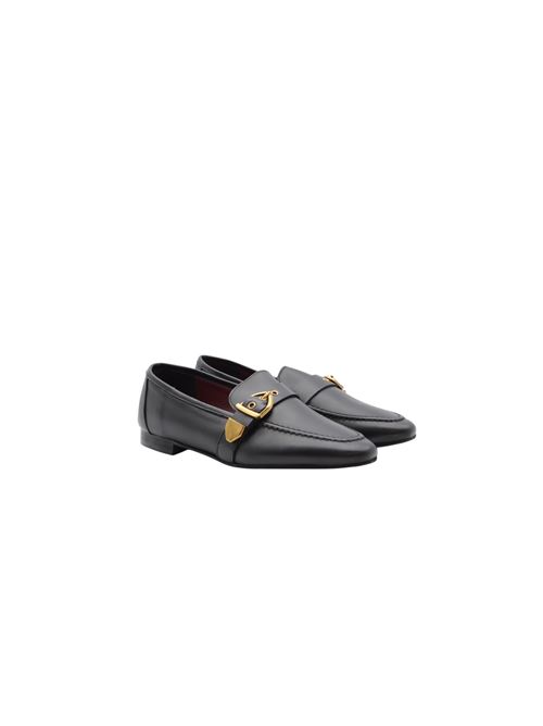 MOCASSINO FIBBIA NERO ZANFRINI | DANTEPBLK